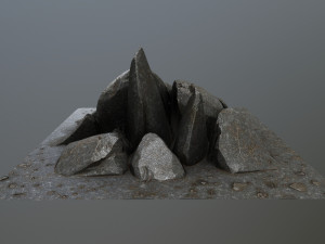rocks 3D मॉडल