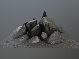 rocks 3D मॉडल