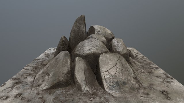 rock Modelo 3D .c4d .max .obj .3ds .fbx .stl .blend 