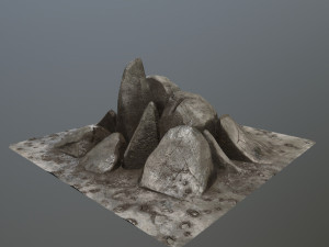 rock Modelo 3D