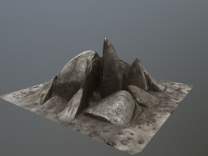 rock Modelo 3D