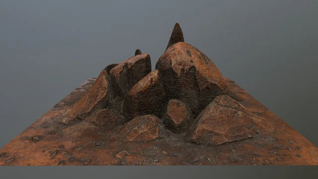 rock 3D Model .c4d .max .obj .3ds .fbx .stl .blend 