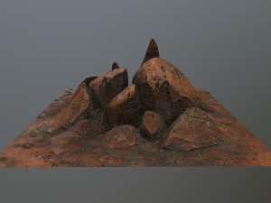 rock Modello 3D