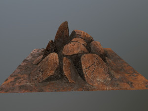 rock Modello 3D