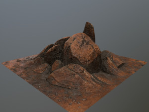 rock Modello 3D