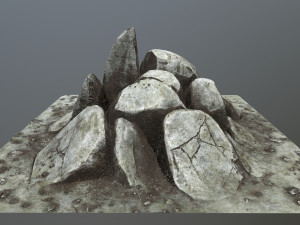 rock 3D 모델