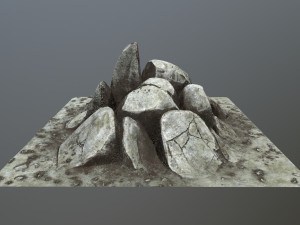 rock Modello 3D
