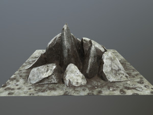 rock Modello 3D