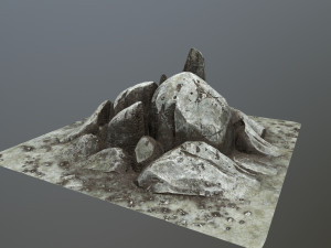 rock Modello 3D