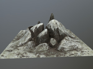 rock Modello 3D