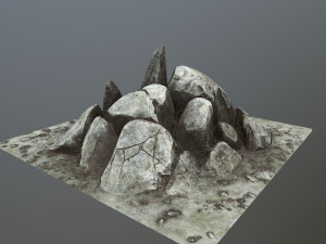rock Modello 3D