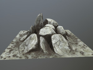 rock Modello 3D