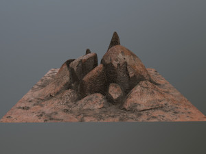 rock Model 3D