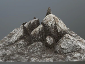 roccia Modello 3D