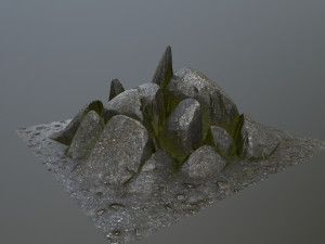 rock 3Dモデル