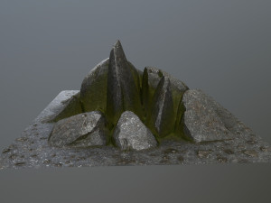 rock 3Dモデル