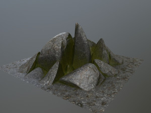 rock 3Dモデル