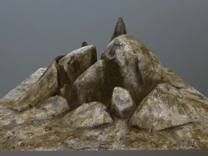 roccia Modello 3D