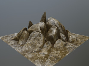 rock 3D Модель