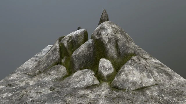 rock 3D Model .c4d .max .obj .3ds .fbx .stl .blend 