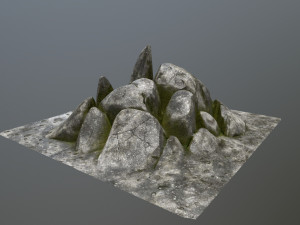 rock Modello 3D