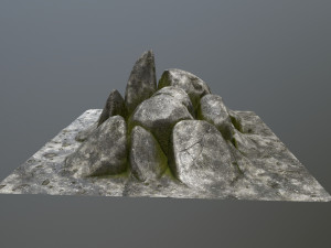rock Modello 3D