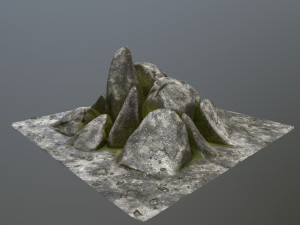 rock Modello 3D