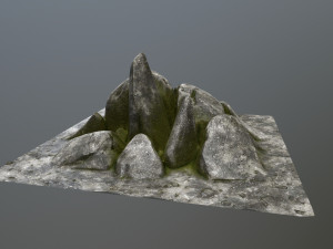 rock Modello 3D