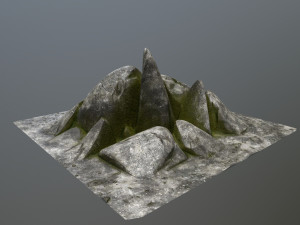 rock Modello 3D