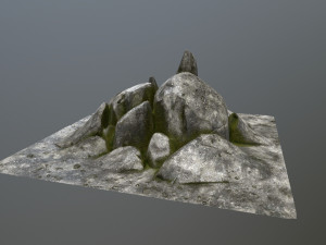 rock Modello 3D