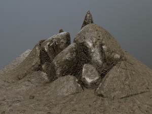 rock 3Dモデル