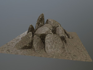 rock 3Dモデル