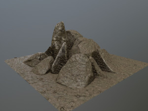 rock 3Dモデル