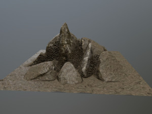 rock 3Dモデル