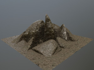rock 3Dモデル