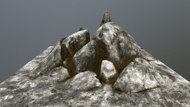 rock Model 3D .c4d .max .obj .3ds .fbx .stl .blend 
