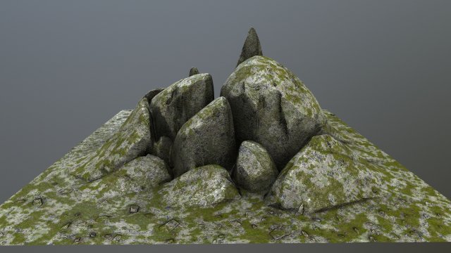 rock Modelo 3D .c4d .max .obj .3ds .fbx .stl .blend 