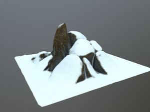 rock Modello 3D