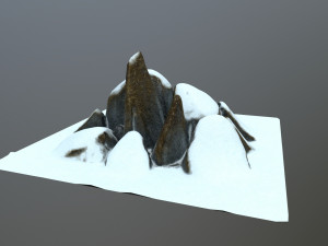 rock Modello 3D