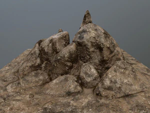 рок 3D Модель