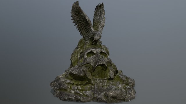 skull gate Modelo 3D .c4d .max .obj .3ds .fbx .stl .blend 