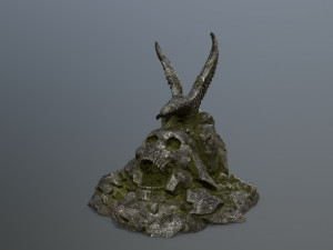 skull gate Modelo 3D