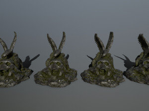 skull gate Modelo 3D