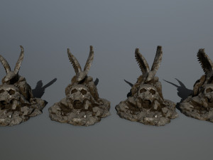 skull gate 3D 모델