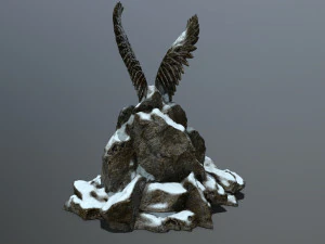 porta del teschio Modello 3D