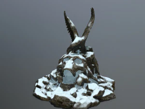 porta del teschio Modello 3D