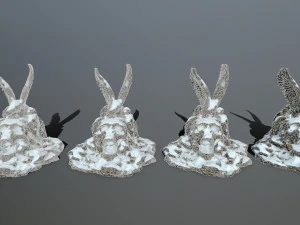 porta del teschio Modello 3D