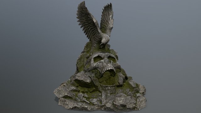 skull gate Modelo 3D .c4d .max .obj .3ds .fbx .stl .blend 
