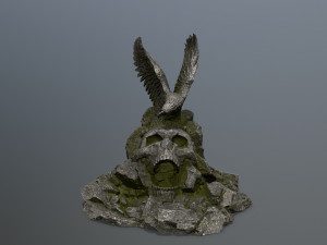 skull gate Modelo 3D