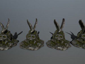 skull gate Modelo 3D